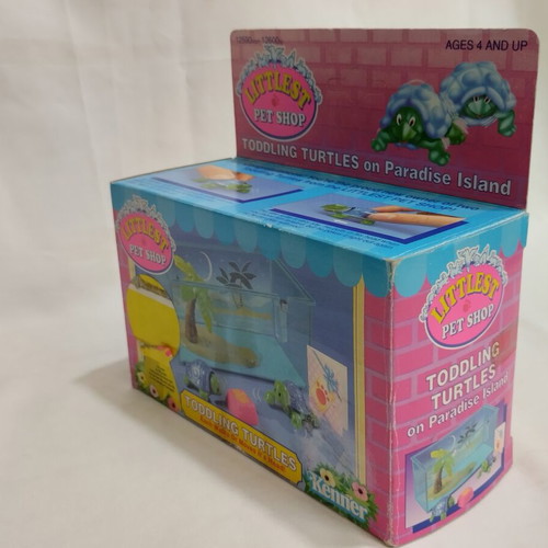 Littlest Pet Shop Toddling Turtles on Paradise Island Kenner 1992 new