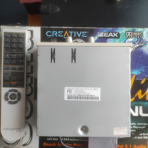 Creative Sound Blaster Live! Platinum 5.1 sound card, full retro package