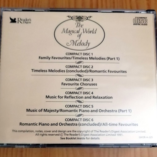 The Magical World Of Melody 6 CD box set like new, classical