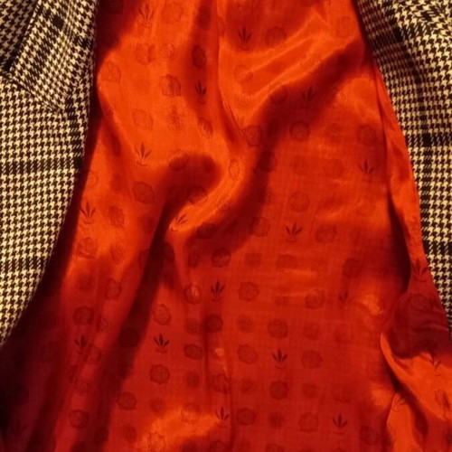 Lussile checked blazer M-L like new with Prince of Wales pattern