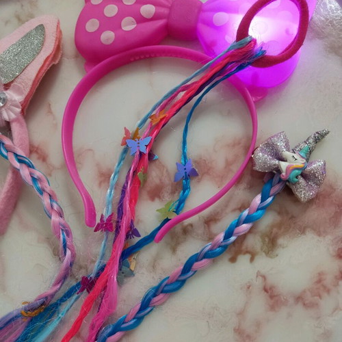 Hairbands and clips for girls like new, set of 7 pieces