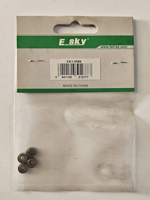 E-Sky EK1-0566 Bearing set 4 pcs 3×7×3mm like new for RC helicopter