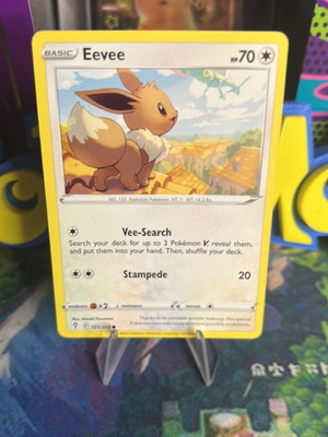 Eevee Evolving Skies Pokemon card new condition