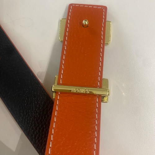 Double-sided belt orange-black like new