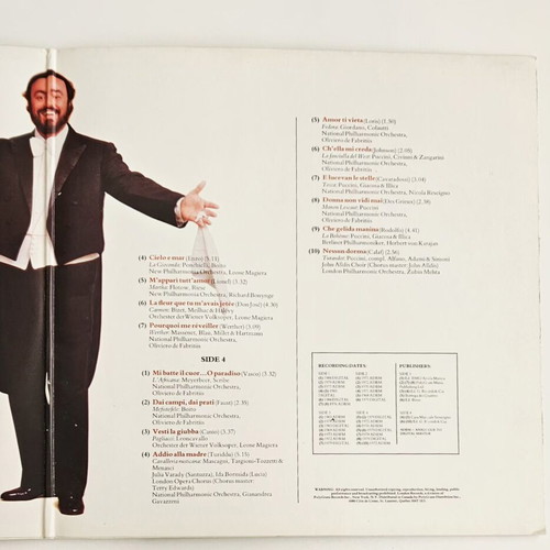 Tutto Pavarotti double vinyl LP like new