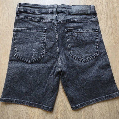 Bershka Women's Denim Bermuda Shorts used, size Small, black