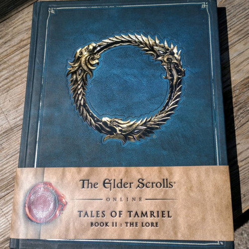 Elder Scrolls Online Tales of Tamriel Book II The Lore hardcover used volume