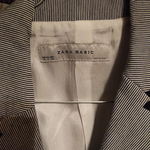 Zara summer jacket blue white like new