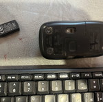 Logitech wireless keyboard and mouse set used with USB receiver