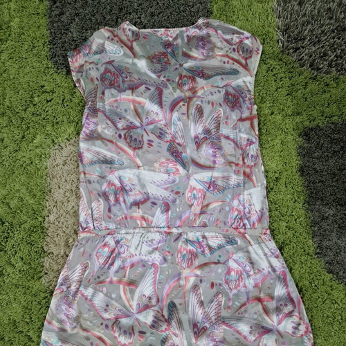 Matthew Williamson Butterfly tunic dress with silk fabric, like new, size XL