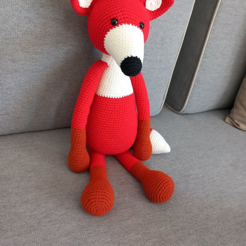 Handmade Fox The Baby's First Friend new amigurumi