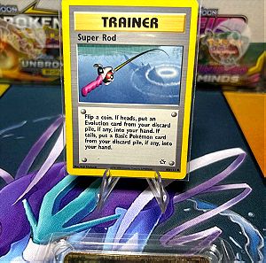 Pokemon trainer card (super rod)