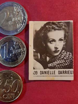 Danielle Darrieux vintage collectible photo card Caballero 139
