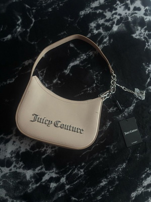 Juicy Couture beige handbag and keychain new authentic