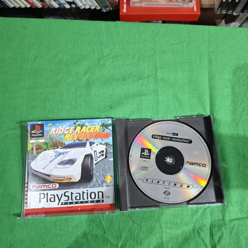 Ridge Racer Revolution PlayStation 1 game like new with original case and manual