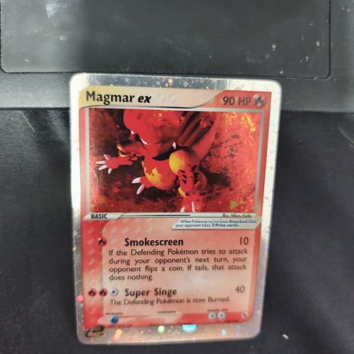 Magmar ex 100/109 Holo Pokemon card like new