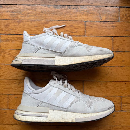 Adidas ZX 500 Boost used, gray, size 44