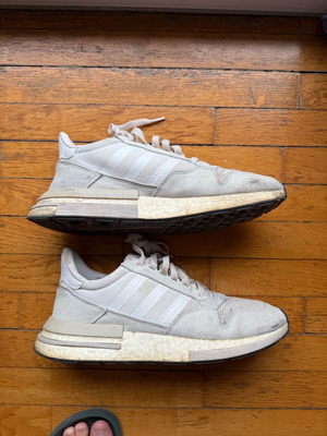 Adidas ZX 500 Boost used, gray, size 44