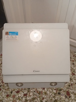 Candy Angled Glass Cooker Hood 60 cm used