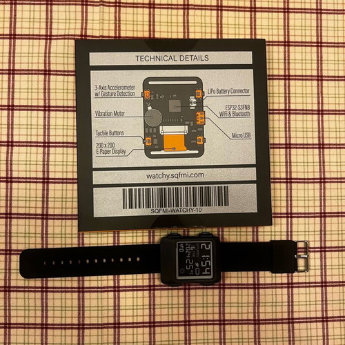 Watchy 10 e-paper watch like new