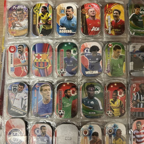 Football Tazos new