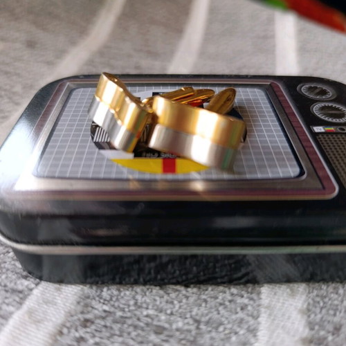 Cufflinks gold and silver in excellent condition