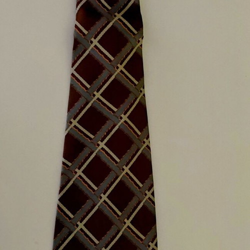 Vintage silk tie Scotty Paris like new, brown