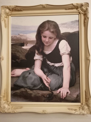 Le crabe (Το Καβούρι) William-Adolphe Bouguereau λάδι σε καμβά σαν καινούργιο