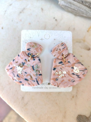 Polymer clay earrings new, handmade