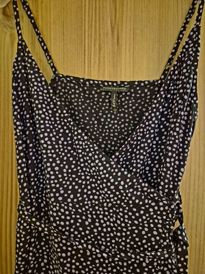 Funky Buddha purple airy summer dress like new