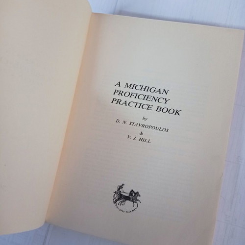 A Michigan Proficiency Practice Book used with notes