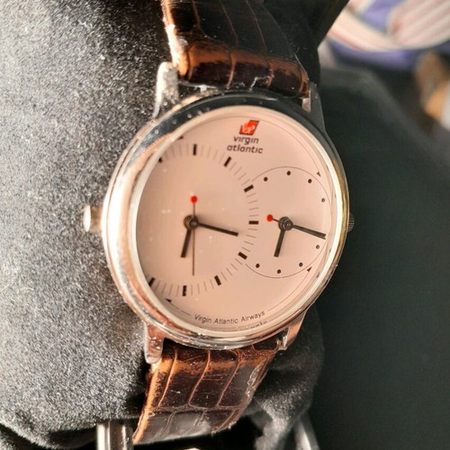 Virgin Atlantic Airways Dual Time watch used