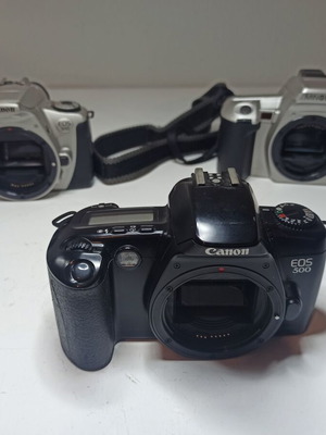 SLR film cameras used, pack of 3 for repair or spare parts