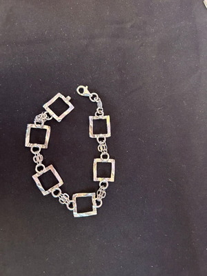 Silver 925 bracelet like new, 18 cm diameter, 10.86 g