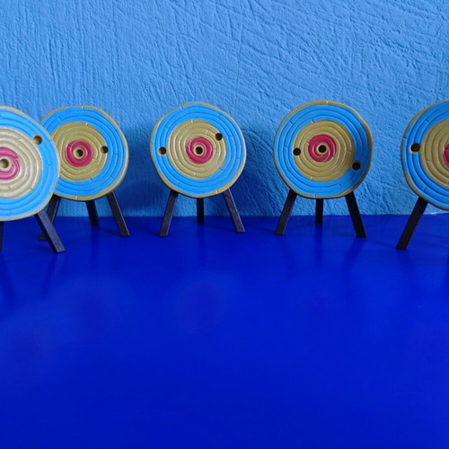 Playmobil Medieval Archery Target new, pack of 5 with tripod