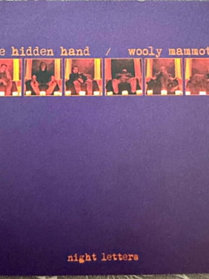Night Letters split CD μεταχειρισμένο, The Hidden Hand και Wooly Mammoth
