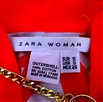  Tουνίκ κόκκινη - άσπρη Zara Woman