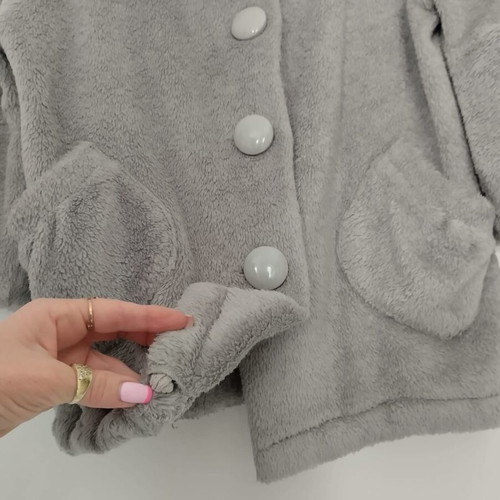 Vintage fleece jacket Aggressive Sprider like new, gray, size M