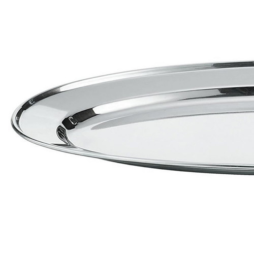 Heavy Stainless Steel Serving Platter 56x40cm new