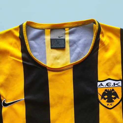 AEK Athens Nike 2003-2004 Okkas 9 Home Shirt Medium like new