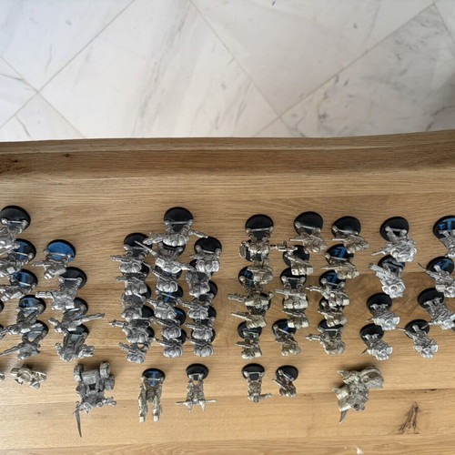 Warzone metal miniatures used, set of 64