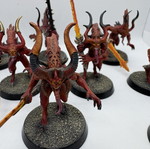 Warhammer Daemons of Khorne Bloodletters Squad like new