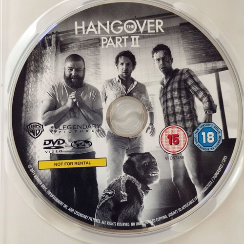 The Hangover Part II DVD like new, no Greek subtitles