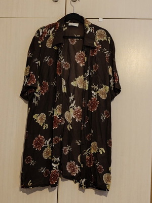 Пролетна риза Ulla Popken нова, бежова и кафява, размер XXXL