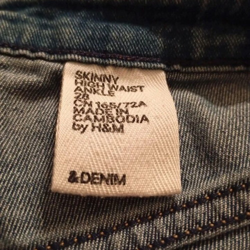 Women's H&M denim jeans like new, blue