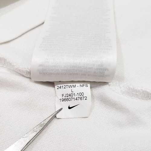 Nike FJ2401 Dri-Fit cotton men's T-shirt L, white