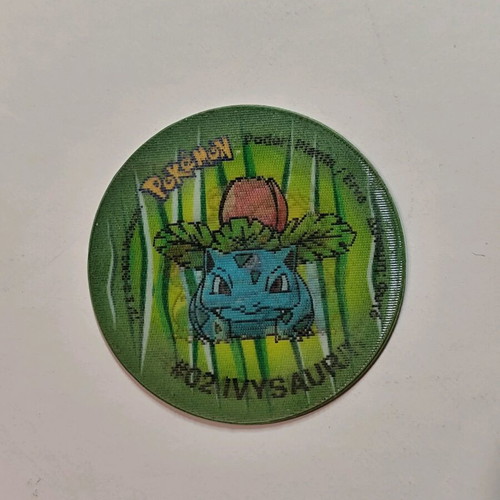 Pokémon Tazo 2 Holo 3D Bulbasaur Venusaur used collectible
