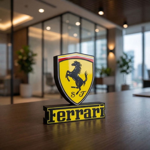 Ferrari logo new decorative 22x24 cm