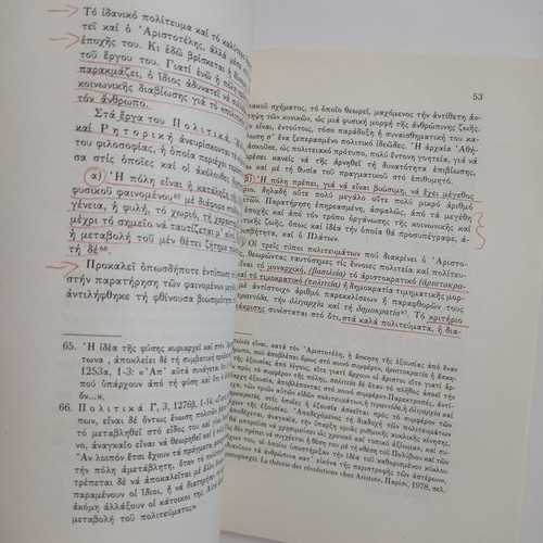 History of Political Ideas book used with underlines