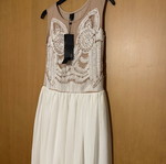 Airy dress new, broken white, size L/40/12